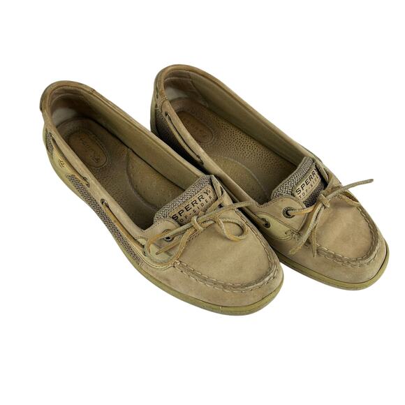 Sperry Top-Sider Angelfish Boat Shoes – Tan Leather, Size 10 - Picture 2 of 8